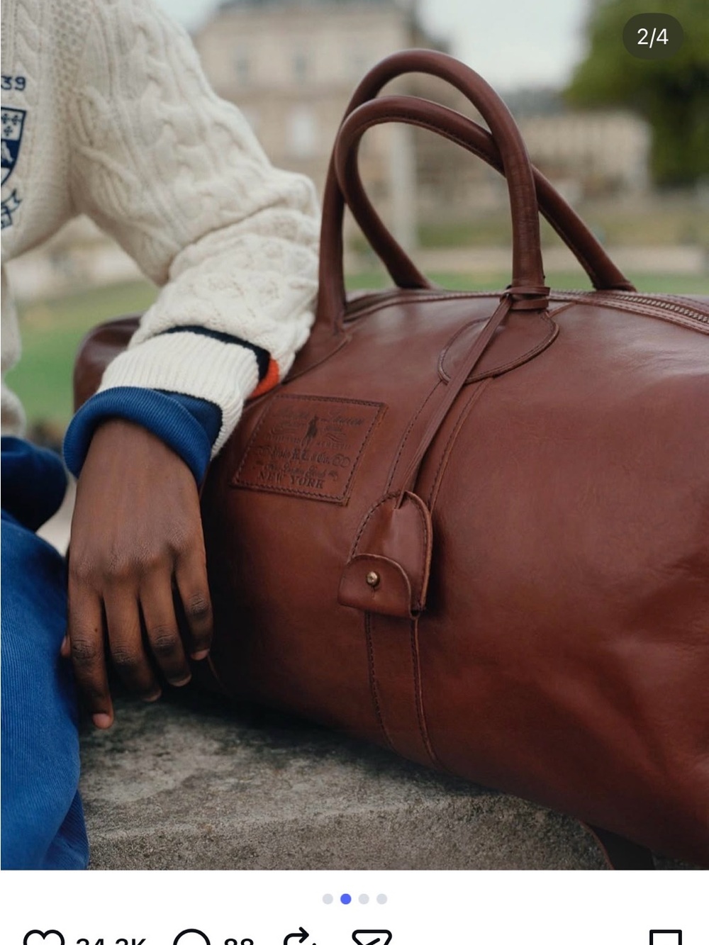 Ralph Lauren Leather Rockport Duffle Bag - Picture 16 of 16